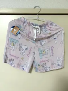 【新品】スヌーピー ひんやり 冷感ハーフパンツ M 64〜70cm ルームウェアのサムネイル