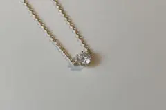 K18 0.15ct ソルティアラウンドネックレス AHKAH