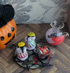 ハロウィンスイーツセット＊瓶の中には不気味なジュース　おまとめ割あります