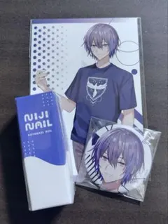 にじさんじ 小柳ロウ にじネイル 缶バッジ ポストカード