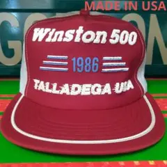 ヴィンテージ トラッカーキャップ USA製 アメリカ製 Winston
