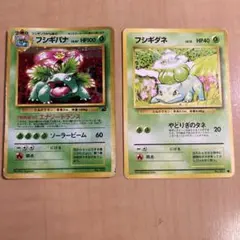 【旧裏】フシギバナ（イントロパック）＋おまけのフシギダネ（第一弾）セット　ポケカ