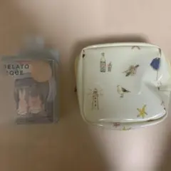 【ストローなし】リッチェル　ジェラートピケ　ストローマグ　＋ポーチ付