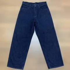 UNIQLO.ユニクロ.ワイドストレートジーンズ.カイハラデニム.31インチ
