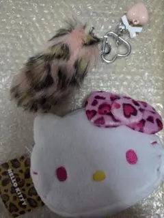 ハローキティ ファー付きポーチ