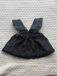 après les cours フリル付きワンピース 黒