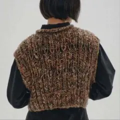 【匿名配送】TODAYFUL ミックスハンドニットベスト