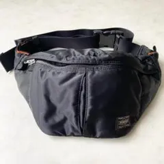 【極美品】PORTER ポーター タンカー ウエストバッグ ボディバッグ 黒 L