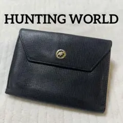 極美品 ハンティングワールド アドゥービ ロングウォレット 長財布