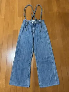 ★値下げ 美品Ungrid アングリッド デニムサロペット ブルー Sのサムネイル