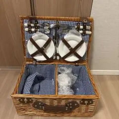 ダイニングセット付き　ピクニックバスケット