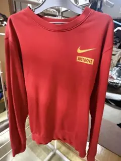 NIKE スウェット トレーナー レッド JUST DO IT