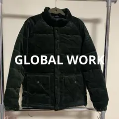 GLOBAL WORK ダウンジャケットコーデュロイ