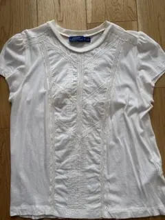 値下げ　Polo Ralph Lauren ホワイト 半袖レースTシャツ M