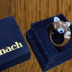 Nach Bijoux 指輪 磁器　レッサーパンダ　未使用