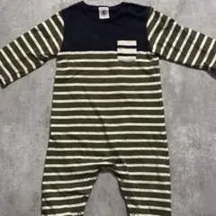 プチバトー　長袖ロンパース　12m 74cm