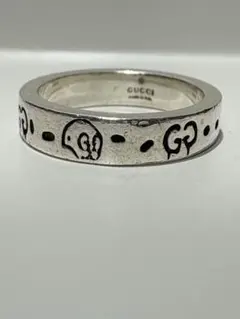 【美品】 GUCCI グッチ ゴースト リング 17号 シルバー925 スカル GUCCI グッチ ゴースト スカル リング 指輪 17号 シルバー ユニ