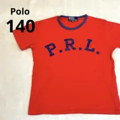 ポロバイラルフローレン　140 レッド　半袖Tシャツ　男の子　ロゴ
