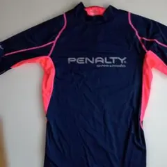 PENALTY サッカー用長袖シャツ ネイビー/ピンクのサムネイル
