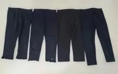 黒のキッズスパッツ5枚セット