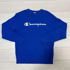 Champion クルーネック スウェット ブルー Lサイズのサムネイル