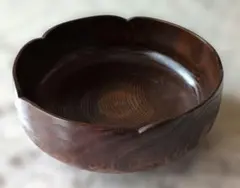 菓子入れ　天然木　高級美術漆器