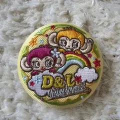 D&L 刺繍ピンバッジ 猿と虹