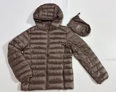 Mサイズ　 UNIQLO ユニクロ ウルトラライトダウン　茶