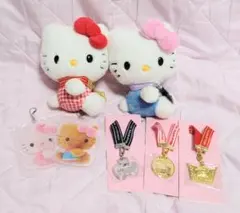 キティ 50周年 アニバーサリー ぬいぐるみ メダル ノベルティ まとめ売り