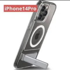 Spigen iPhone 14 Pro ケース MagFit クリア 透明