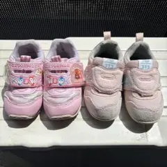 アンパンマン New Balance ピンク　靴　13.5cm 2足　保育園