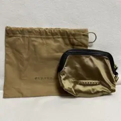BURBERRY ポーチ ゴールド