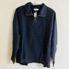 新品 LEPSIM ハーフジップ シャツ ブルゾン ネイビーのサムネイル