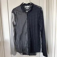 ZARA ストライプデザイン長袖シャツ