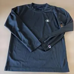 Champion ブラック 長袖カットソー 160
