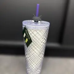 Starbucks タンブラー ストロー付き ハロウィン 猫モチーフ