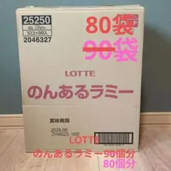 【大橋値下げ】LOTTE のんあるラミー 10個入×9箱 90個分のサムネイル