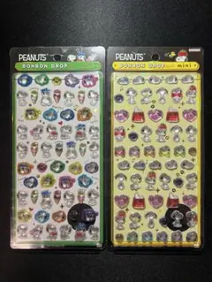 スヌーピー ボンボンドロップシール ミニ 2枚セット 正規品 PEANUTS