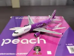 新品未開封 Jcwings 1/400 peach A321neo JA902P - メルカリ