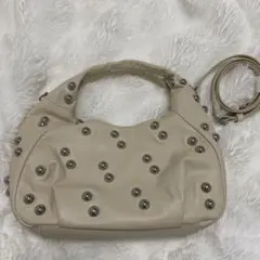 H&Mスタッズ付バッグ美品