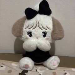 mikko BLACK RIBBON BIG スフレ ぬいぐるみ