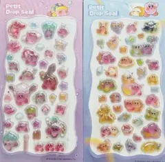 星のカービィ プチドロップシール 2枚セット♪