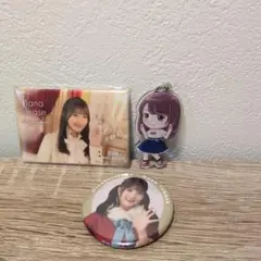 日向坂46高瀬愛奈　缶バッチ、キーホルダー