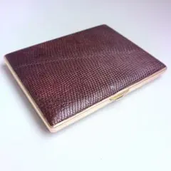 【英国特許/当時物】50年前のヴィンテージ シガレットケース ゴールド 刻印有
