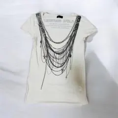 goa Tシャツ ネックレスプリントy2k 00’S archive F 109 goa Tシャツ ネックレスプリントy2k 00'S archive F 109 - メルカリ