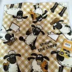 ひつじのショーン　ハンドタオル　ウォッシュタオル