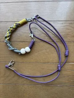 パラコード スマホショルダーストラップ　ハンドメイド