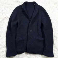訳ありトゥモローランド トリコット ウール ニット カーディガン ジャケット S