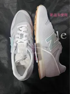 新品未使用New Balance373ライトグレースニーカー23.5cm