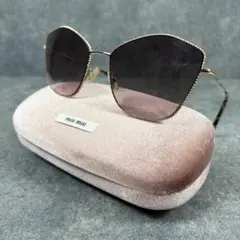 kei様専用】miumiu キャットアイサングラス ブラウン - メルカリ